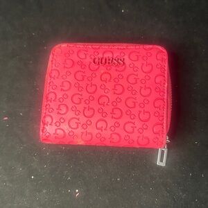 Guess Red Embossed Wallet-#548